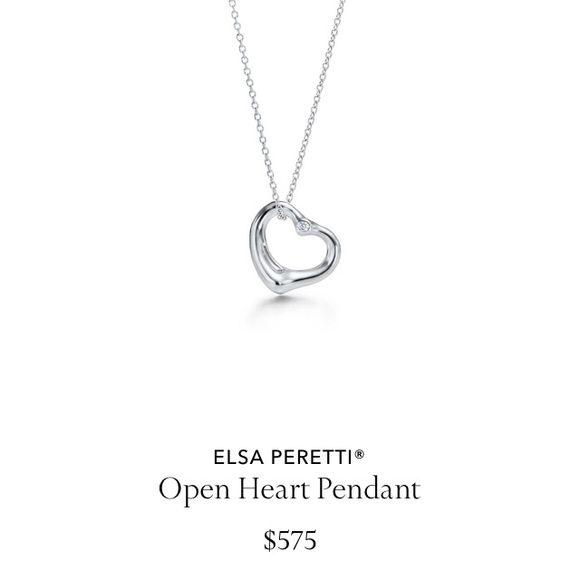 Tiffany’s silver heart necklace with diamond! - Picture 6 of 8